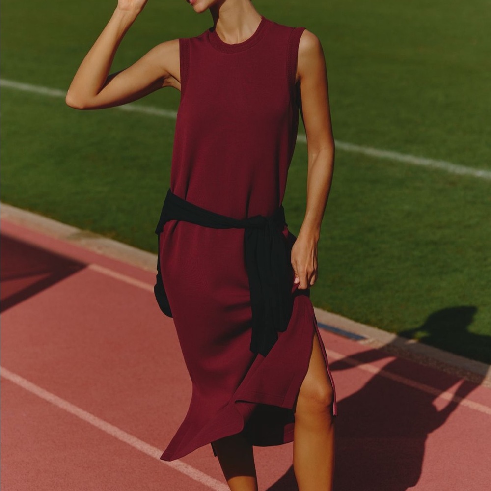 Varley Beatrice sleeveless sweater midi dress /M